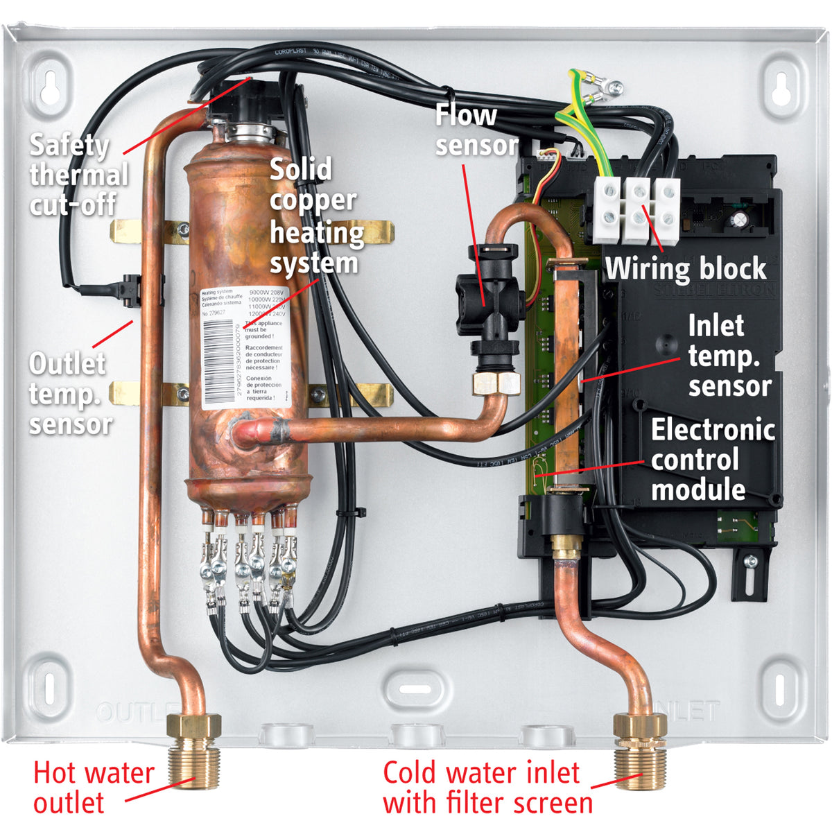 Stiebel Eltron 239213 Tempra 12 Trend Whole House Electric Tankless Water Heater Stiebel Eltron