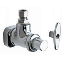Chicago Faucets 1012-ABCP Universal Angle Stop Fitting Polished Chrome Chicago Faucets