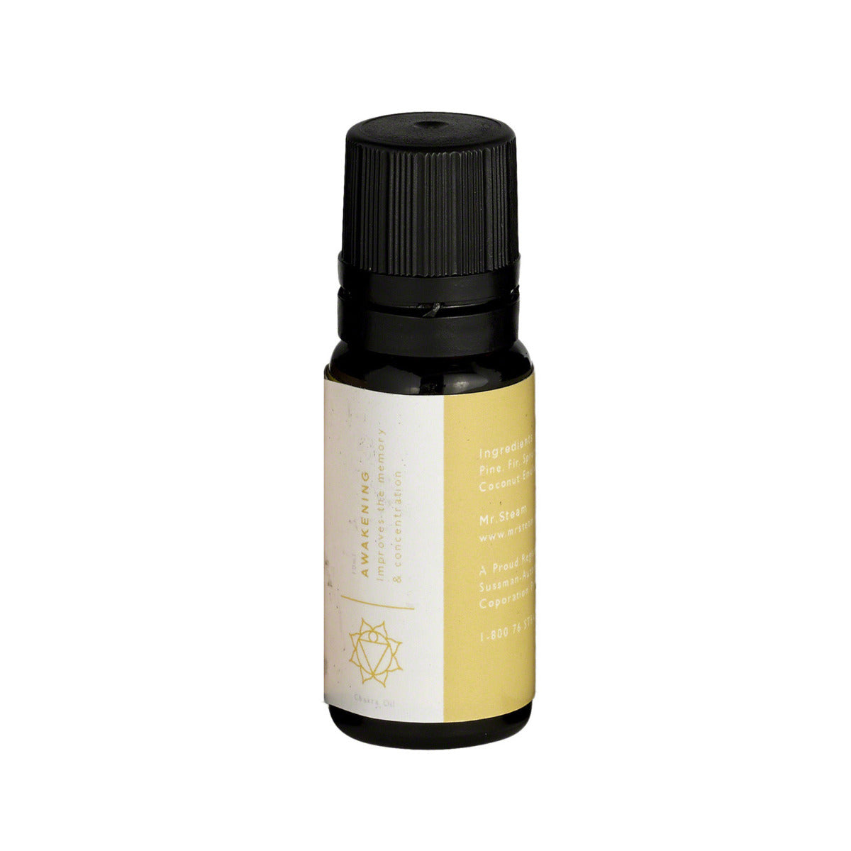 Mr. Steam Yellow Awakening Chakra Aroma Oil in 10 mL Bottle Mr. Steam