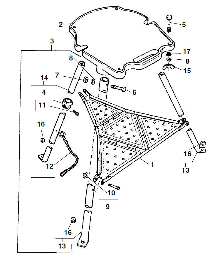 RIDGID 43475 B-547 Tool Tray RIDGID