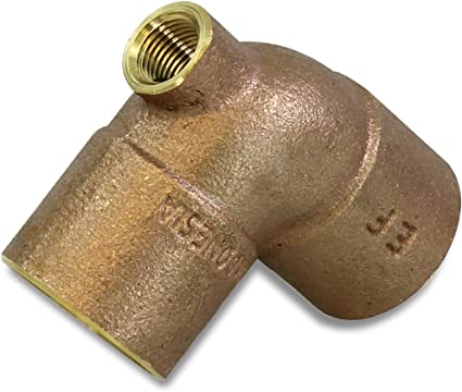 3/4"x1/8"x3/4" CxFxC Cast Brass Baseboard Tee Cello CPCBT-120212 cello