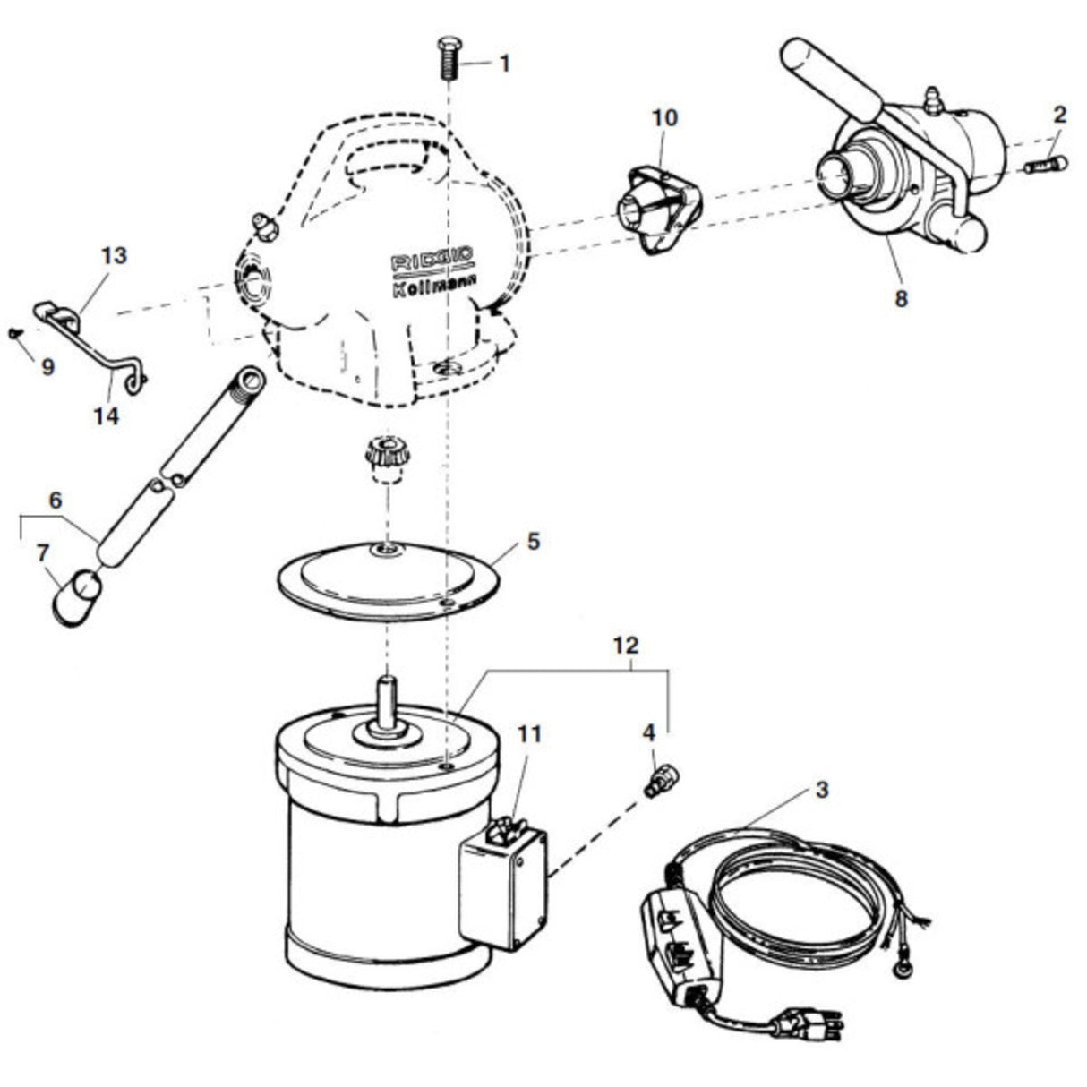 RIDGID 95845 Switch DPDT RIDGID