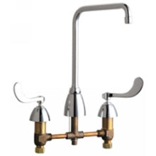 Chicago Faucets 201-AHA8-317ABCP Universal Concealed Kitchen Sink Faucet Polished Chrome - Chicago Faucets