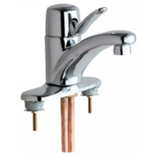 Chicago Faucets 2200-4E2805ABCP Universal Deck Mounted Single Handle Faucets Polished Chrome - Chicago Faucets