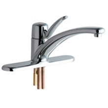 Chicago Faucets 2300-8ABCP Universal Single Handle Kitchen Faucet Polished Chrome - Chicago Faucets