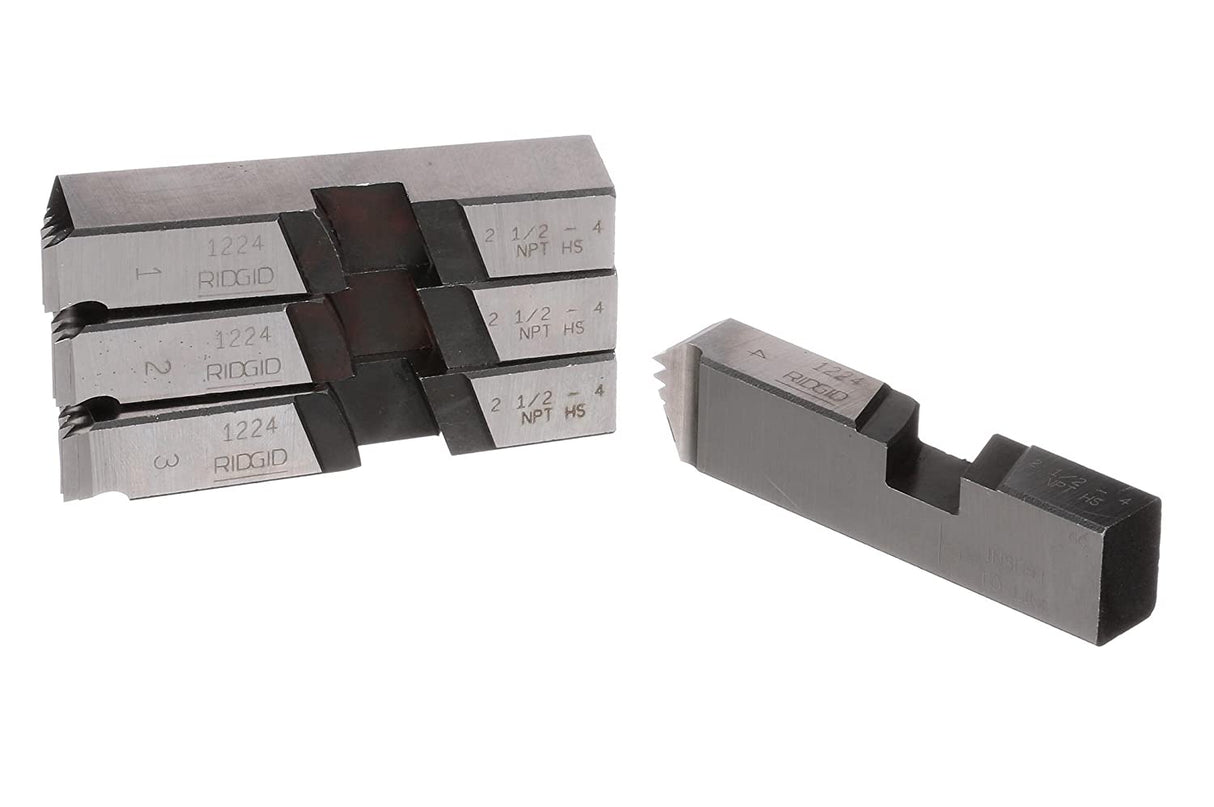 RIDGID 26192 2-1/2"-4" NPT 1224 High Speed Dies RIDGID
