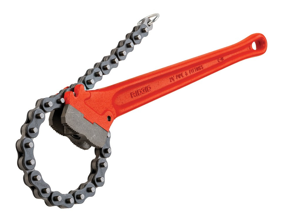 RIDGID 31320 C-18 Heavy-Duty Chain Wrench (5" OD Max) RIDGID