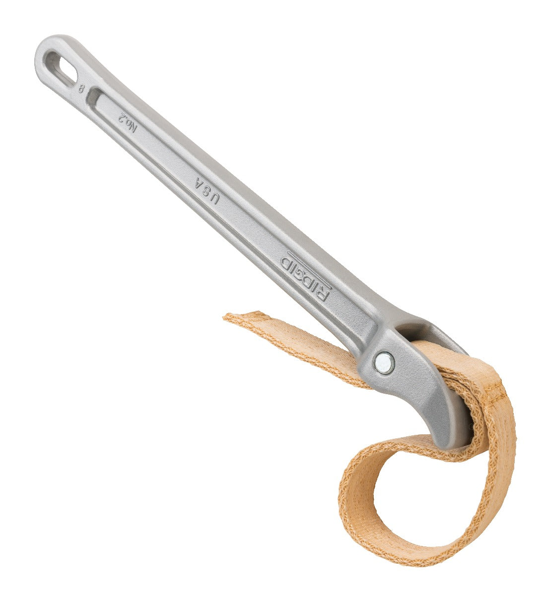 RIDGID 31340 11 3/4” Aluminum Strap Wrench with 17” x 1 1/8” Strap RIDGID