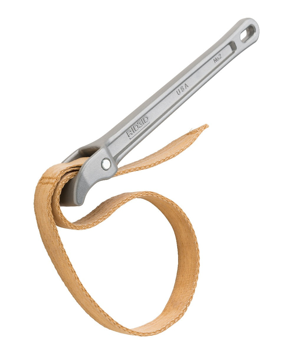 RIDGID 31345 11 3/4” Aluminum Strap Wrench with 30” x 1 1/8” Strap RIDGID