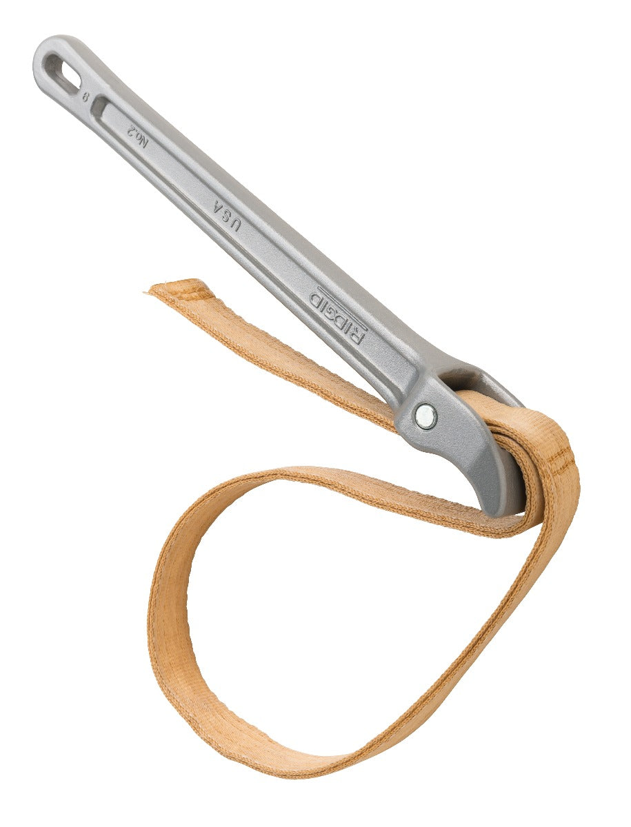 RIDGID 31345 11 3/4” Aluminum Strap Wrench with 30” x 1 1/8” Strap RIDGID