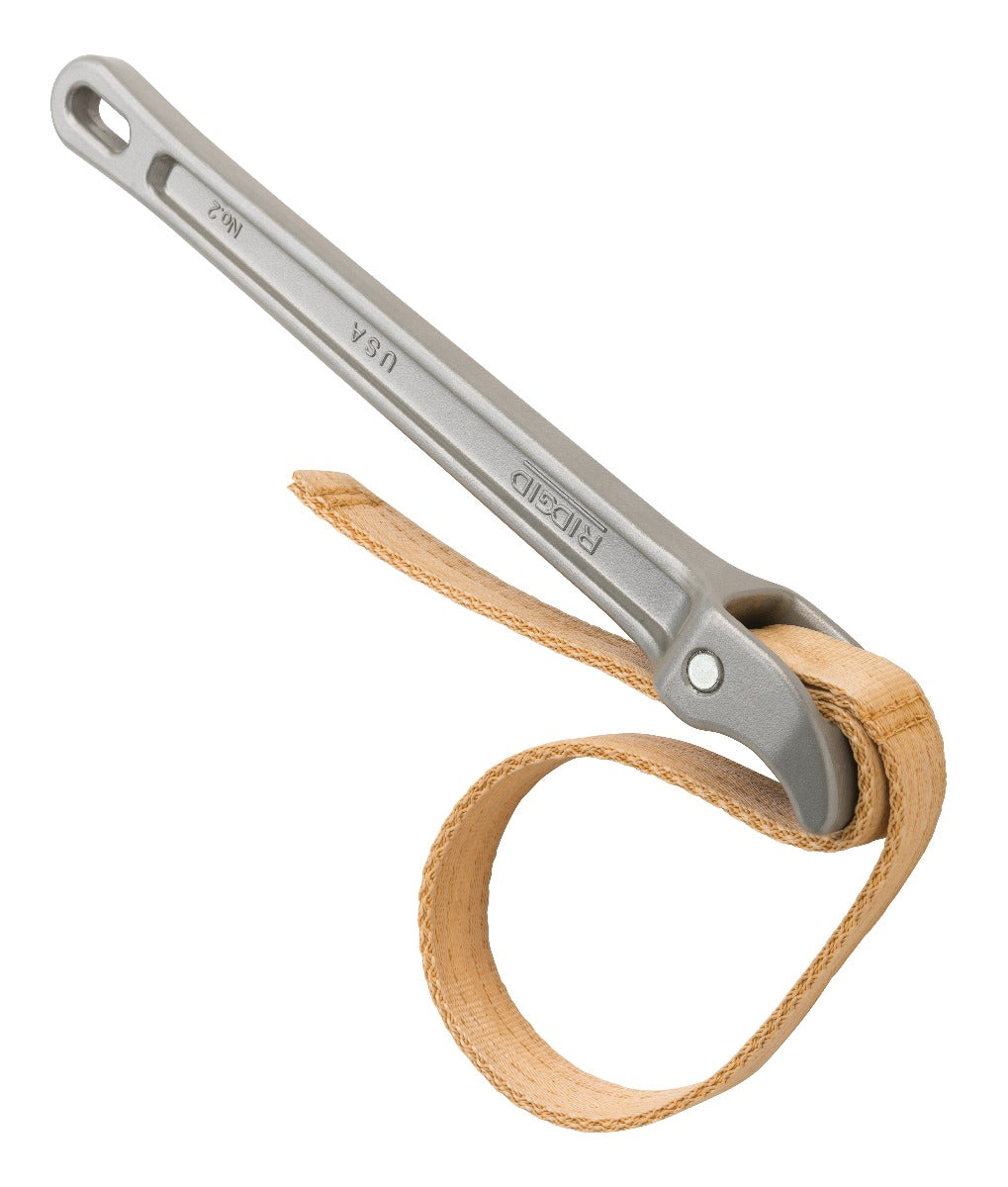 RIDGID 31350 11 3/4” Aluminum Strap Wrench with 17” x 1 1/8” Strap RIDGID