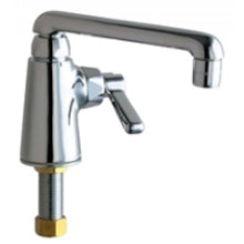 Chicago Faucets 349-ABCP Universal Single Hole One Handle Faucet Polished Chrome - Chicago Faucets