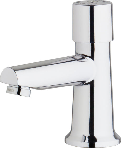 Chicago Faucet 3500-E2805ABCP Single Supply Metering Sink Faucet Chicago Faucets