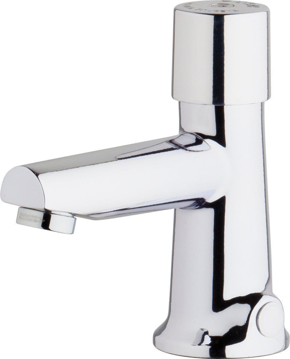 Chicago Faucets 3501-E2805ABCP Single Supply Hot / Cold Water Basin Faucet Chicago Faucets