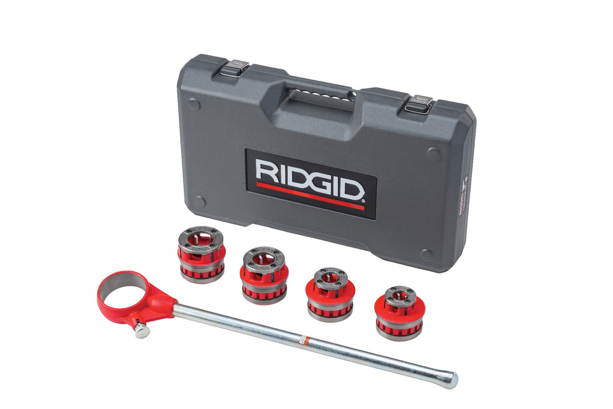 RIDGID 36480 12-R 1/2"-1 1/4" NPT Exposed Ratchet Threader Set RIDGID