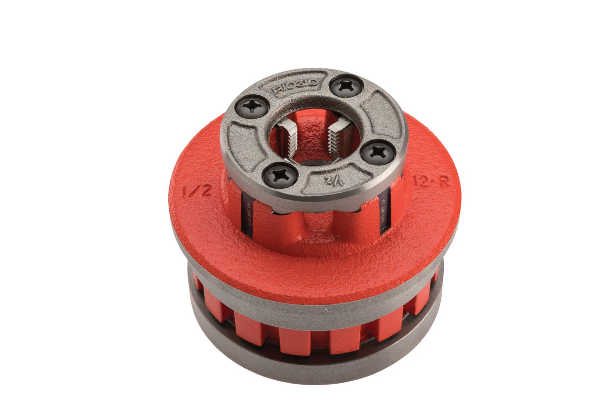RIDGID 37435 12-R 1/2" NPT High-Speed LH Die Head Complete RIDGID
