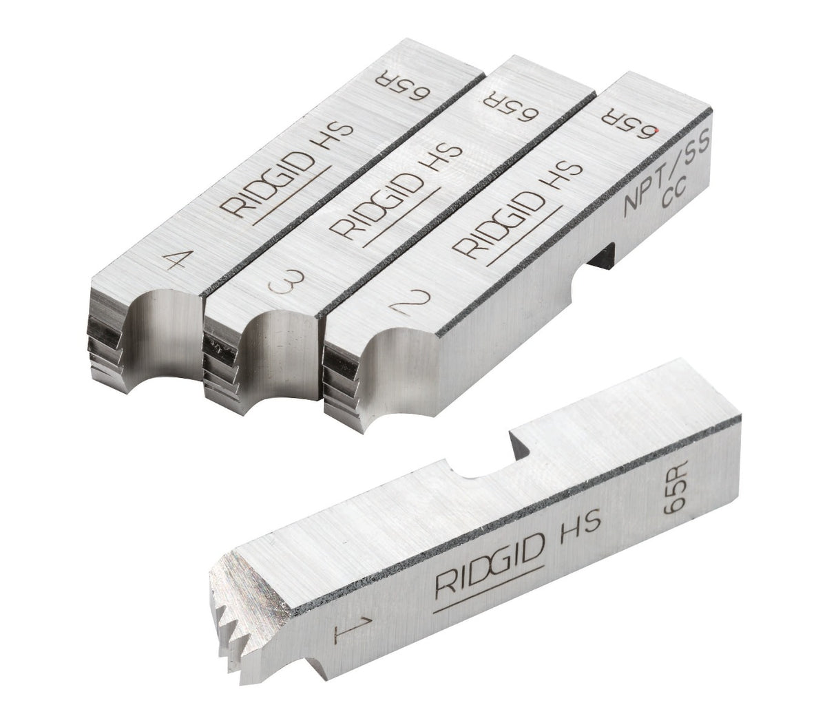 RIDGID 38105 1"-2"-11-1/2 65R NPT Dies  RIDGID