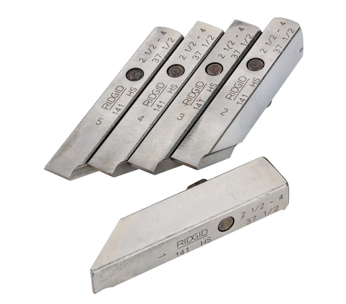 RIDGID 38140 2-1/2"-4" 37-1/2 Degree Bevel High-Speed Dies RIDGID