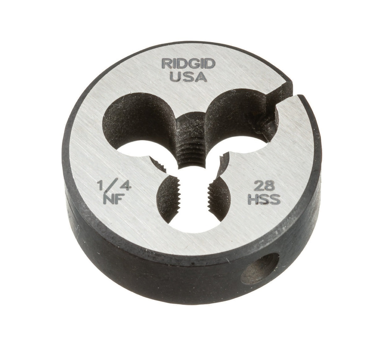 RIDGID 38385 1/4"-28 UNF Alloy RH Bolt Threader Button Die RIDGID