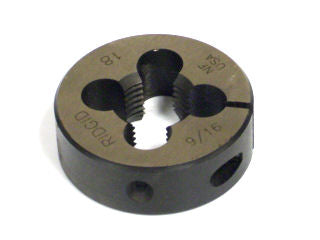 RIDGID 38410 9/16"-18 UNF Alloy RH Bolt Threader Button Die RIDGID