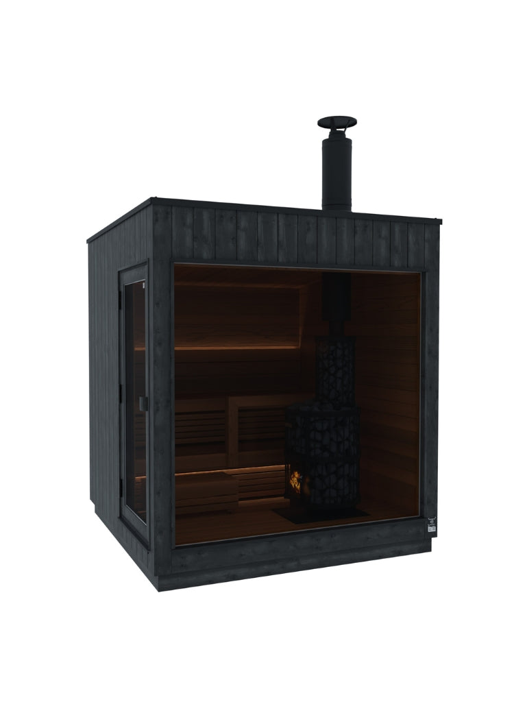 ThermaSol Nordic Misty Outdoor Sauna ThermaSol