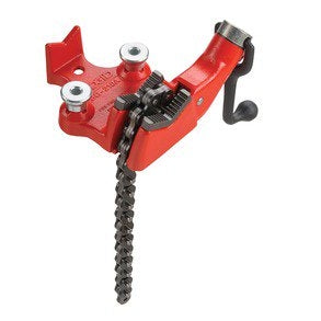 RIDGID 40185 BC210A 1/8"-2 1/2" Top Screw Bench Chain Vise RIDGID