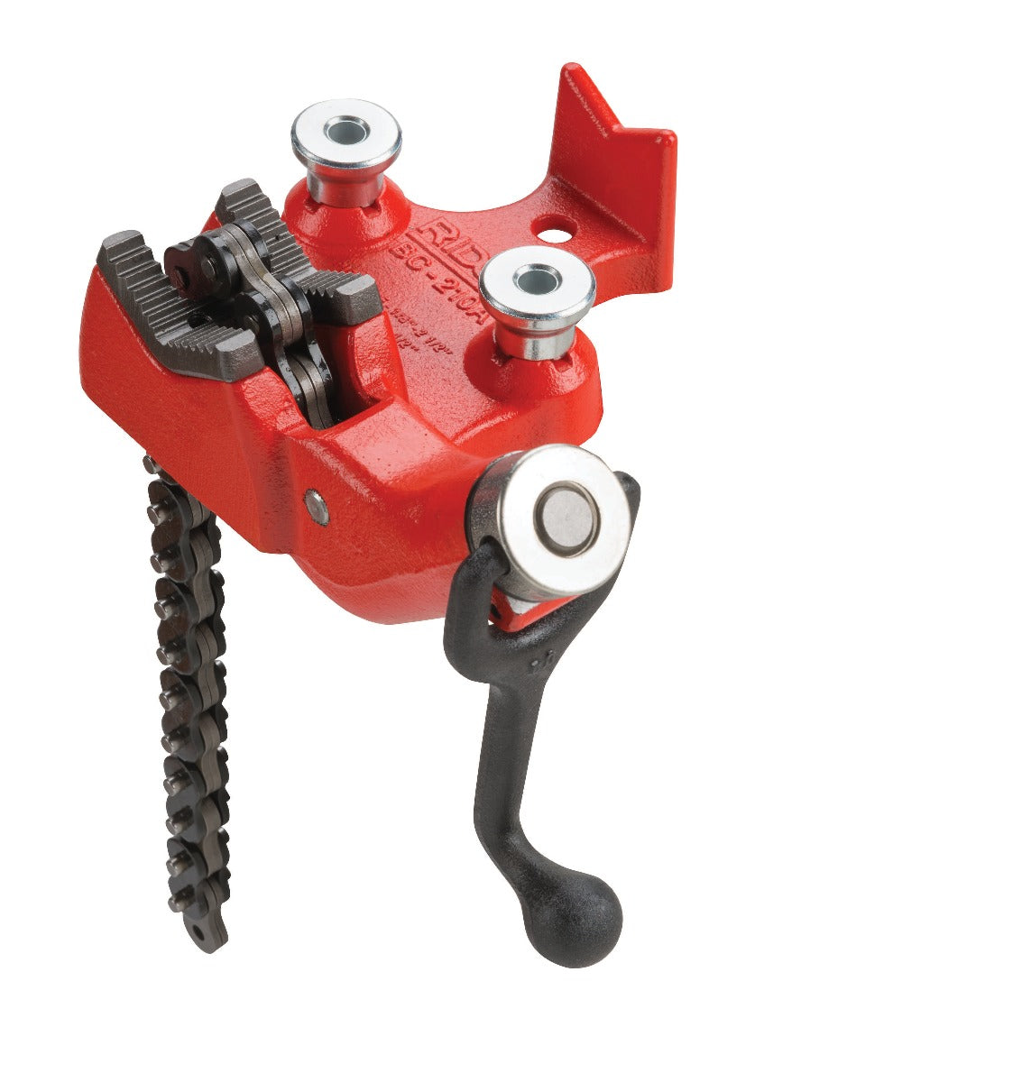 RIDGID 40185 BC210A 1/8"-2 1/2" Top Screw Bench Chain Vise RIDGID