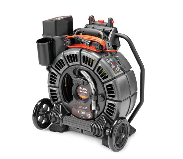 RIDGID 63663 SeeSnake rM200B Reel with Self-Leveling Camera Powered with TruSense RIDGID