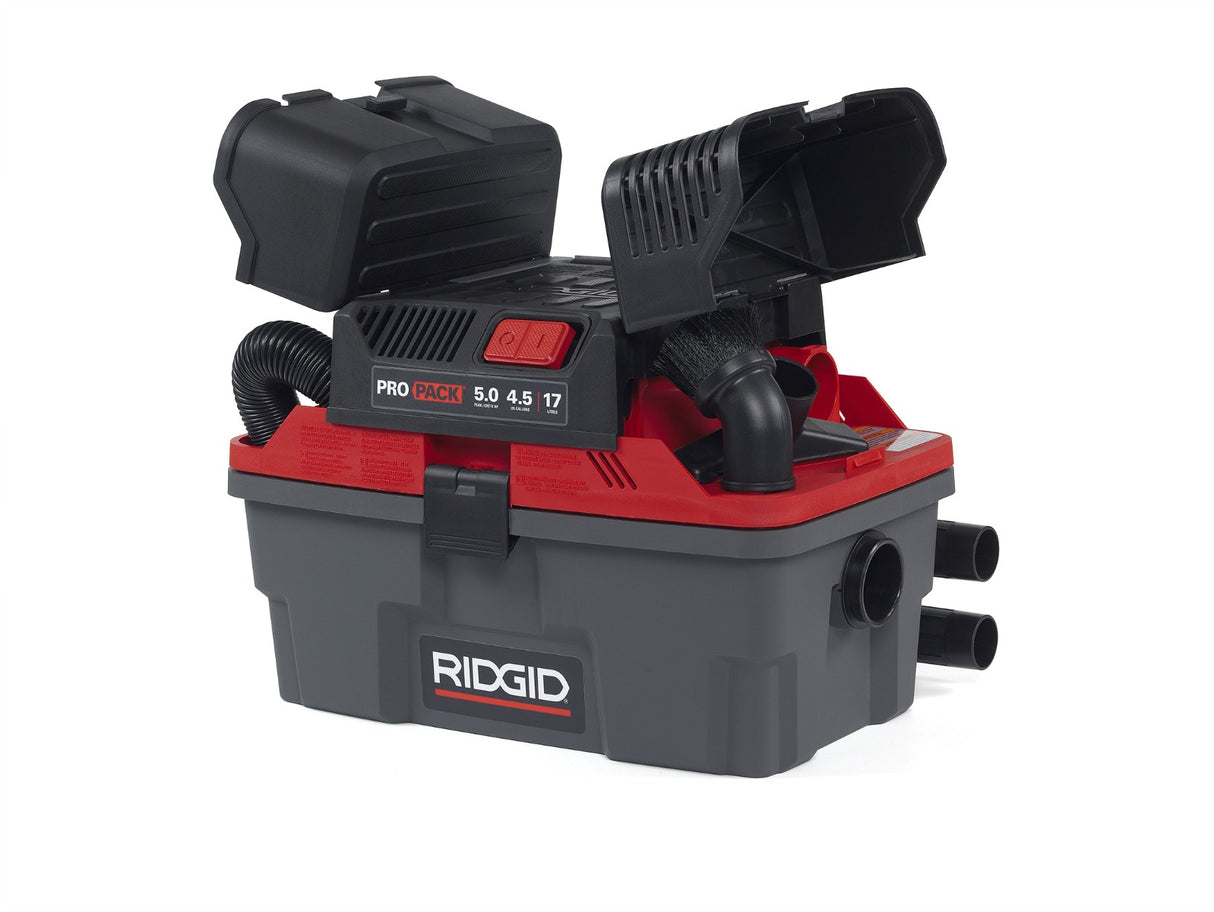 RIDGID 50318 4500RC 4.5 Gal ProPack Wet/Dry Vacuum RIDGID