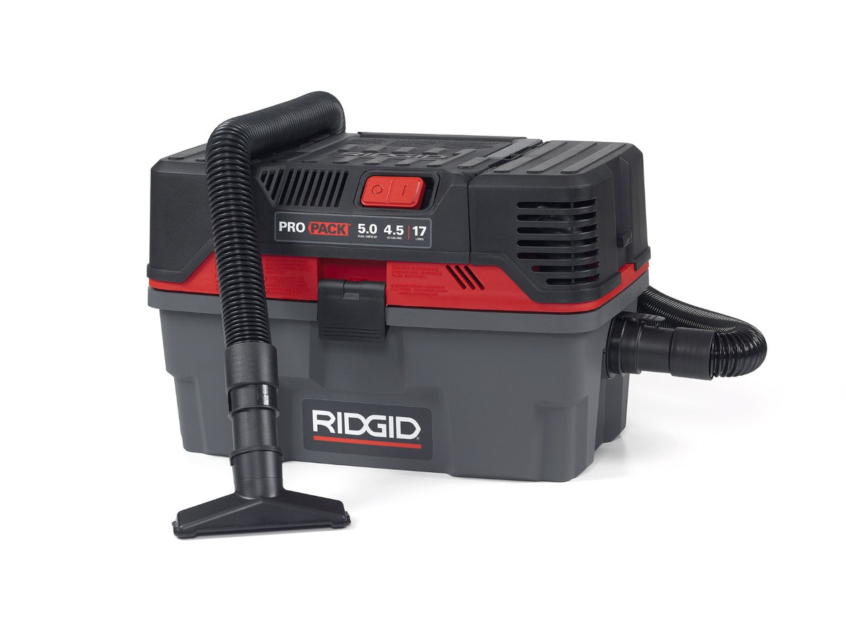 RIDGID 50318 4500RC 4.5 Gal ProPack Wet/Dry Vacuum RIDGID