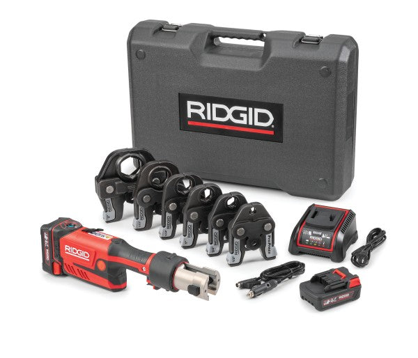 RIDGID 67178 RP 351 Press Tool with Battery Kit & ProPress Jaws (1/2"-2") RIDGID