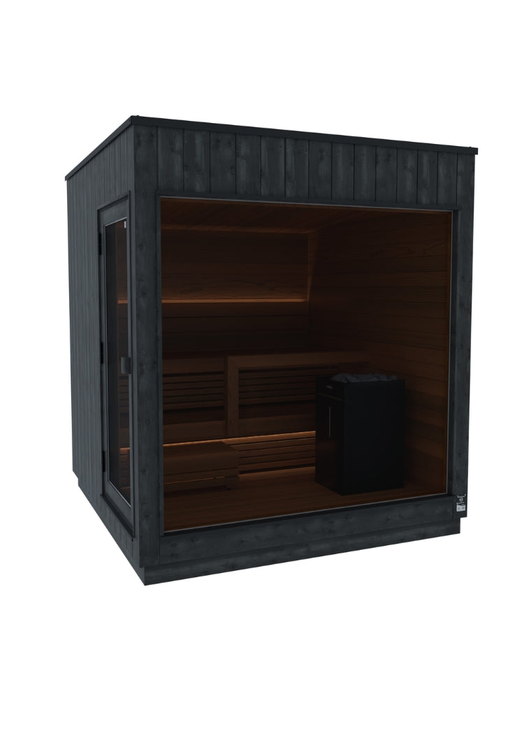 ThermaSol Nordic Misty Outdoor Sauna ThermaSol