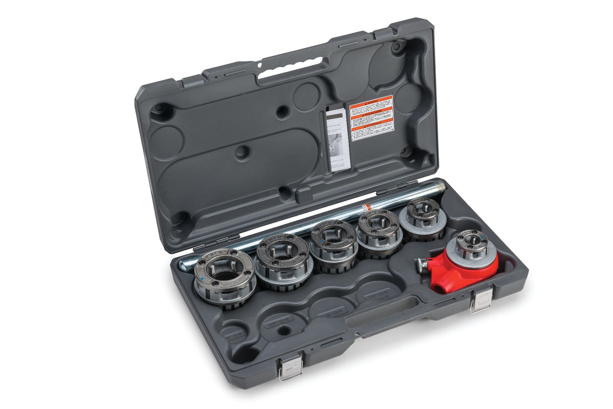 RIDGID 55207 12-R 1/2"-2" NPT Exposed Ratchet Threader Set RIDGID