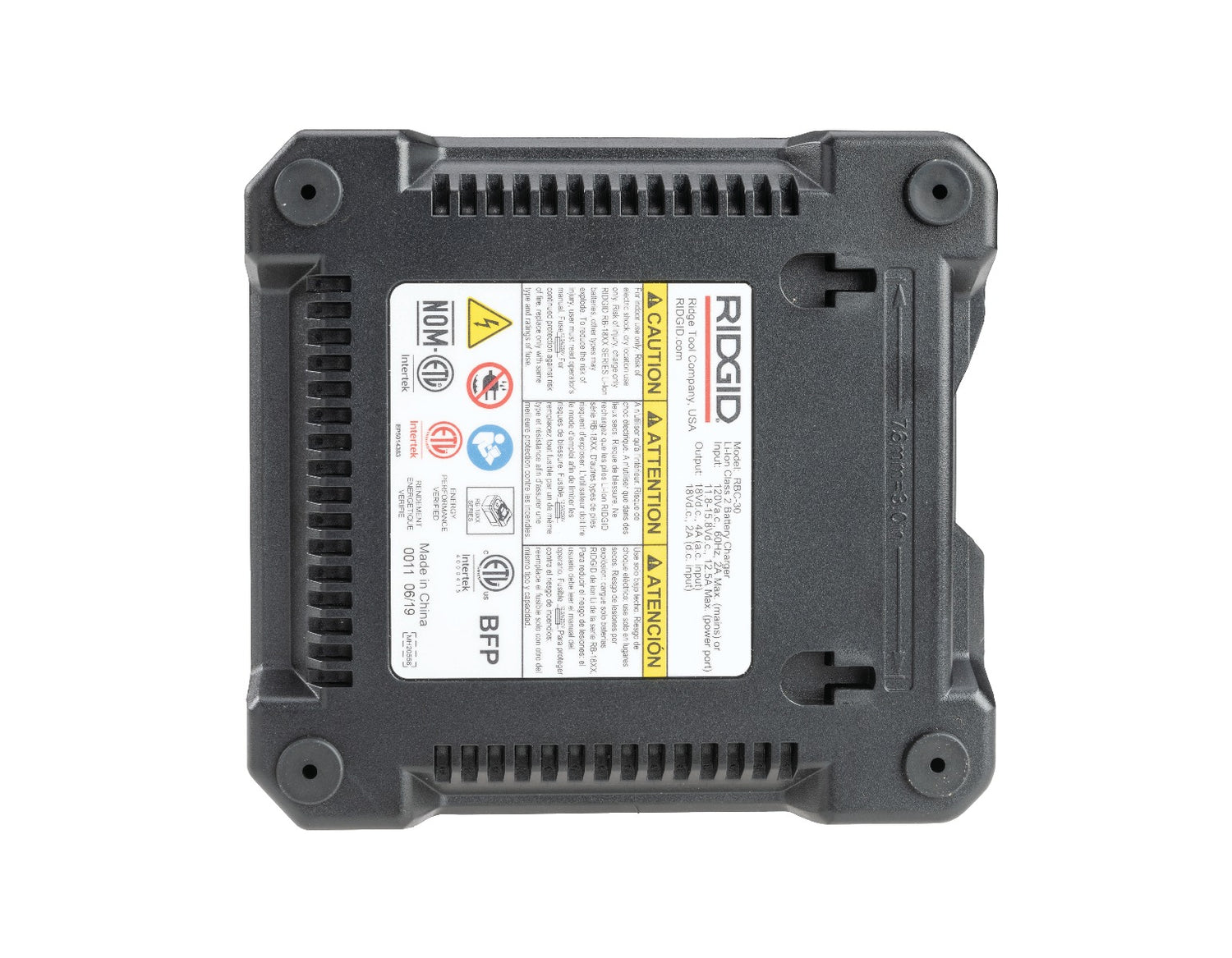 RIDGID 64383 18V Lithium Battery Charger RIDGID