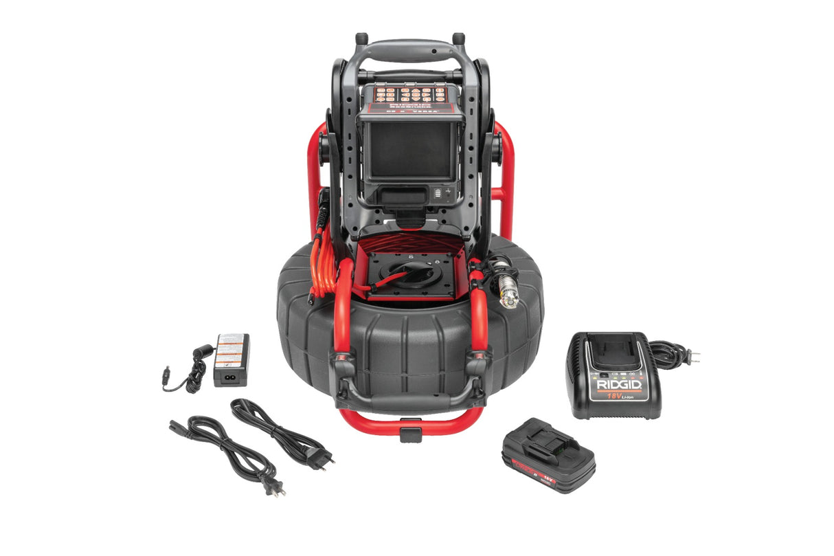 RIDGID 65103 Seesnake Compact2 with VERSA Monitor, Battery, and Charger RIDGID