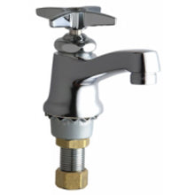 Chicago Faucets 700-COLDABCP Universal Single Hole One Handle Faucet Polished Chrome - Chicago Faucets