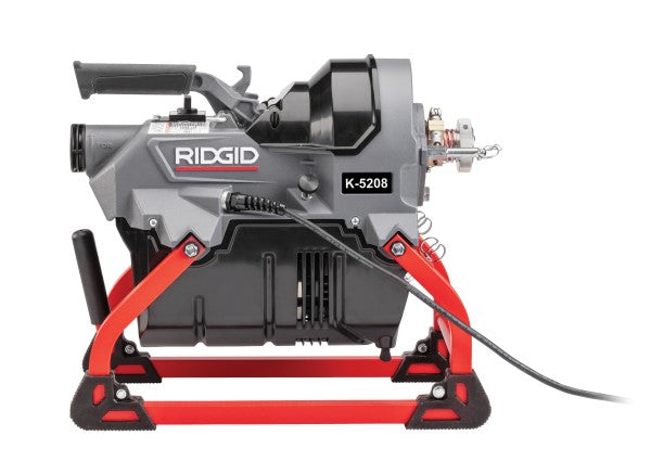 RIDGID 62378 K-5208 Sectional Machine with Guide Hose, 7 C-11 Cables, 2 A-8 Wire Baskets, and Toolbox Kit RIDGID