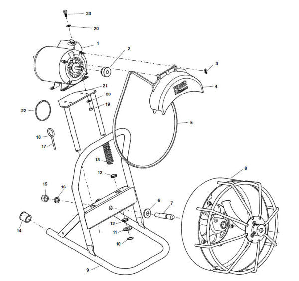 RIDGID 59230 3/8" Cable Pin Key RIDGID