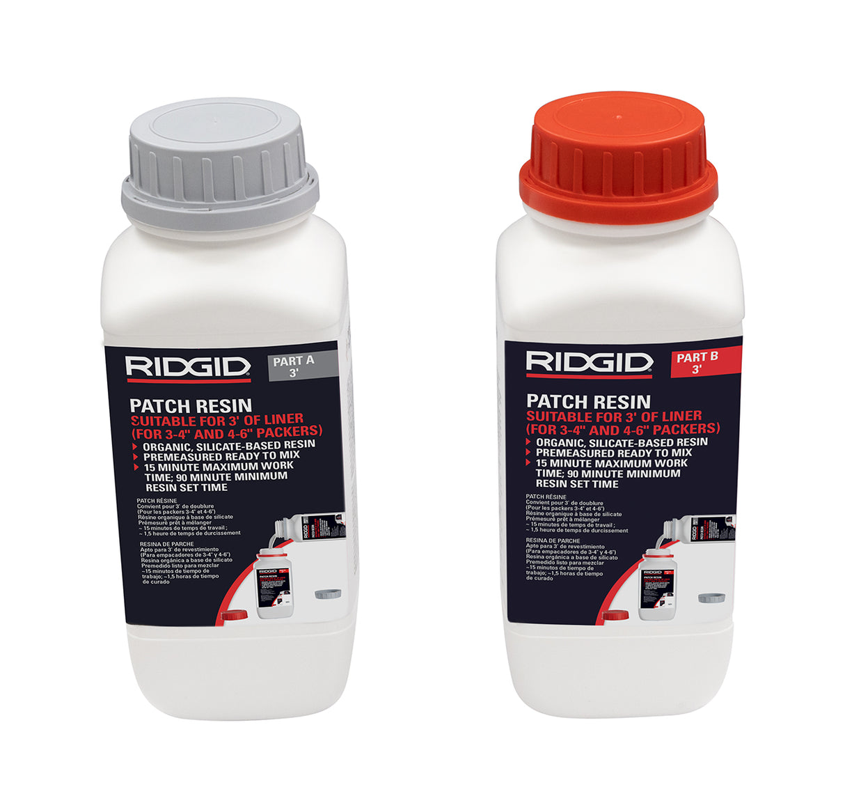 RIDGID 74863 Pipe Patch Resin Only - 32" Patch RIDGID