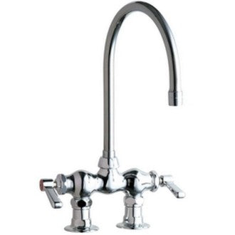 Chicago Faucets 772-GN8AE3ABCPChicago Faucets 2-Handle Kitchen Faucet in Chrome Chicago Faucets