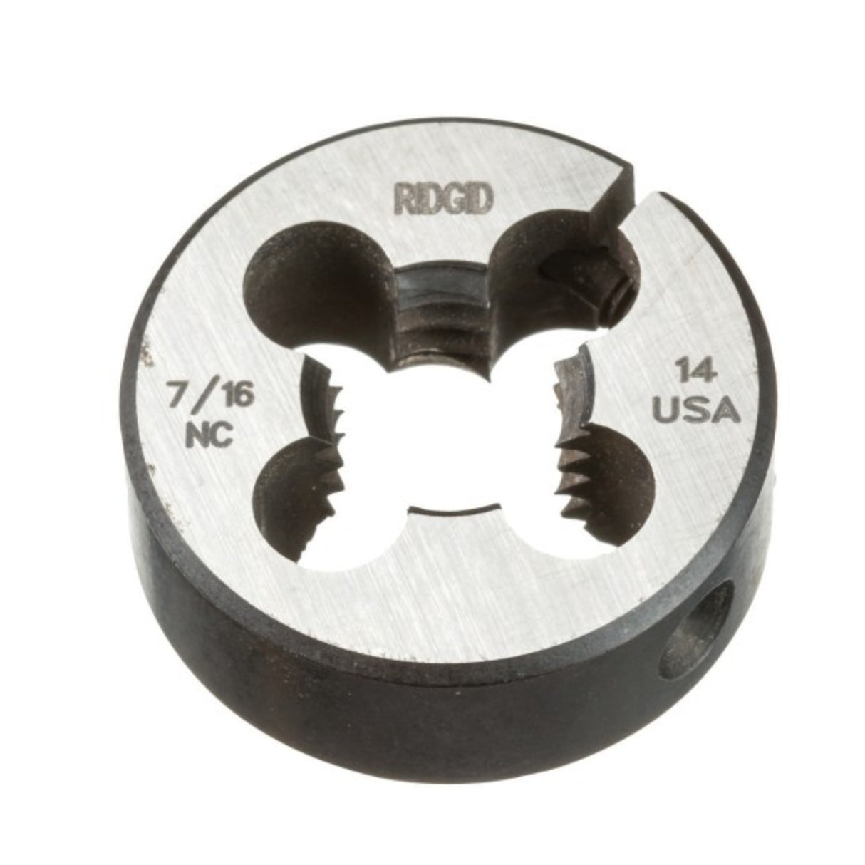 RIDGID 38350 7/16"-14 UNC Alloy RH Button Die RIDGID