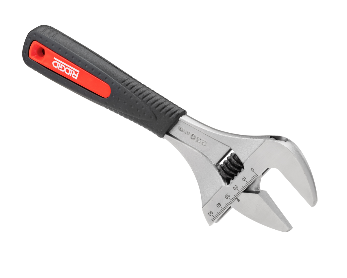 RIDGID 81738 10" Super Wide Capacity Adjustable Wrench