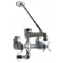 Chicago Faucets 835-RCF Universal Exposed Service Sink Fitting with Supplies from Above Polished Chrome Chicago Faucets