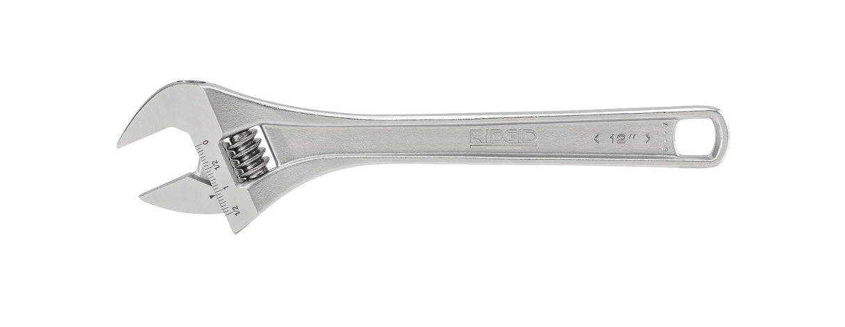 RIDGID 86917 12" Wide-Capacity Adjustable Wrench RIDGID