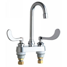Chicago Faucets 895-317ABCP Universal Deck Mounted Centerset Polished Chrome Chicago Faucets