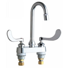 Chicago Faucets 895-317E29ABCP Universal Centerset Deck Mounted Faucet Polished Chrome - Chicago Faucets