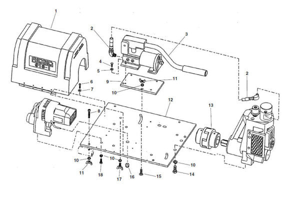 RIDGID 60005 Hex Screw 1/4"-20x3/4" RIDGID