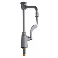 Chicago Faucets 928-317SAM Universal Single Supply Sink Faucet Polished Chrome - Chicago Faucets