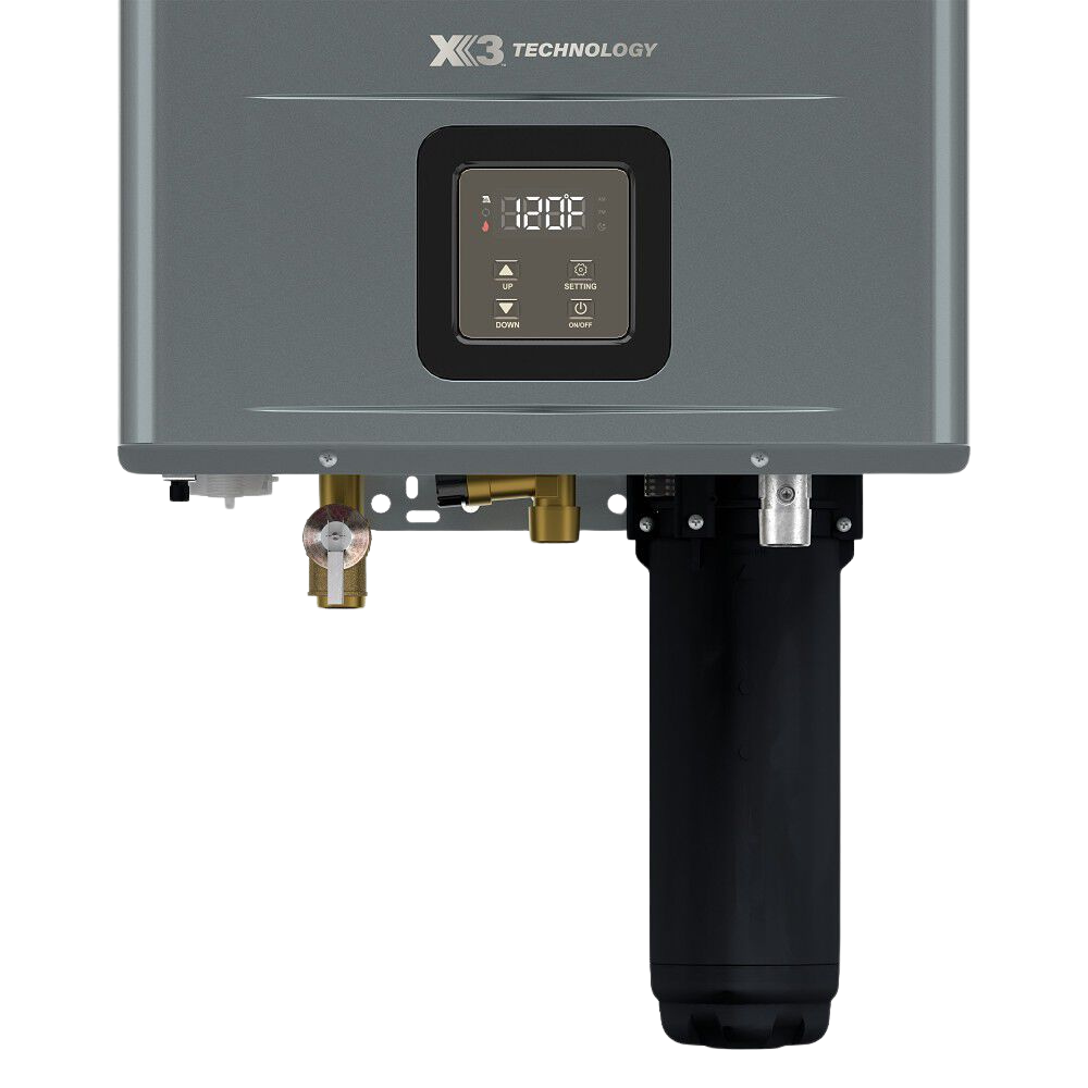 American MTM-199X3-P Adapt SC Standard Condensing Ultra-Low NOx 199,000 BTU Liquid Propane Tankless Water Heater with X3 Scale Prevention Technology American