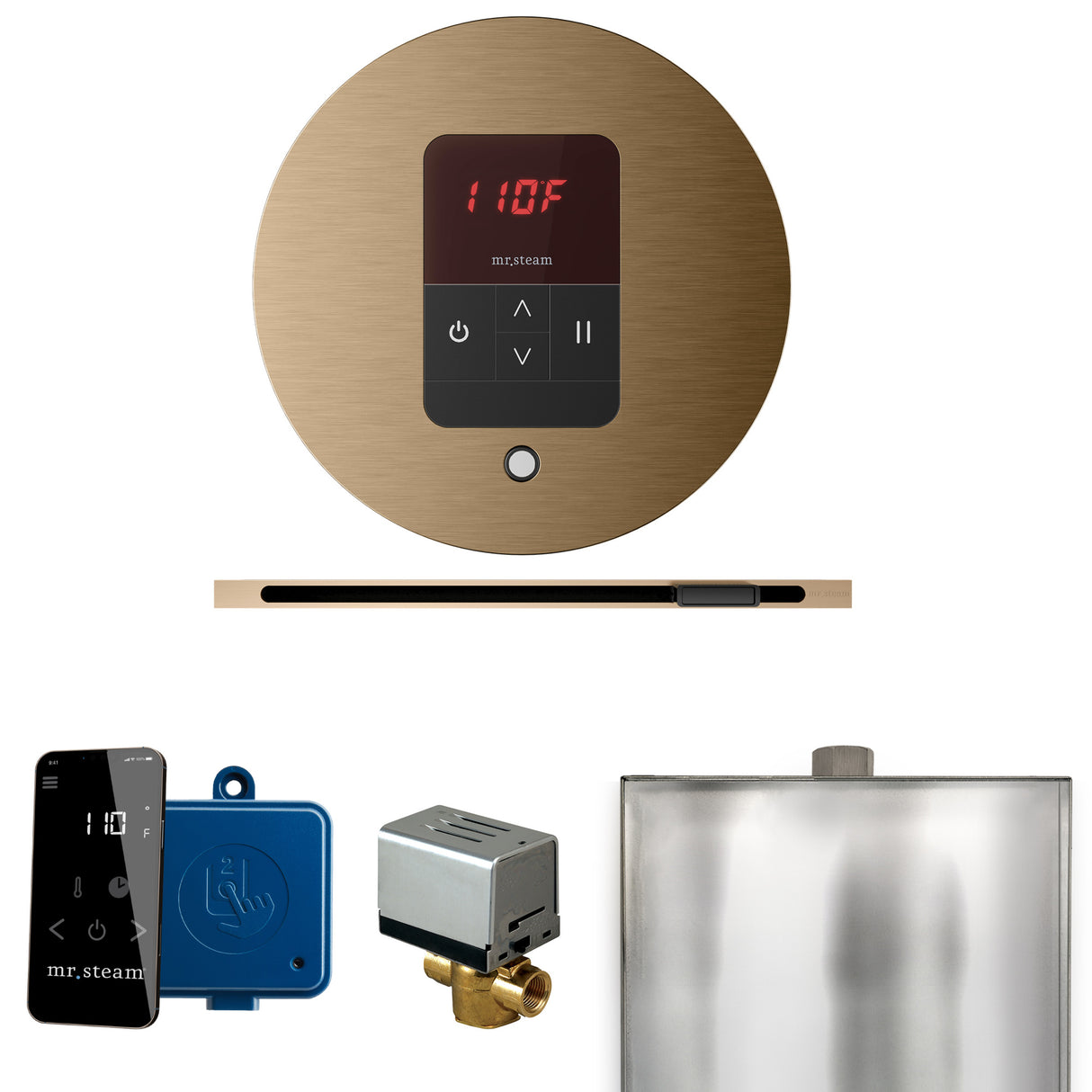 Mr. Steam Basic Butler Steam Control Package with iTempo Control and Linear Steamhead Mr. Steam